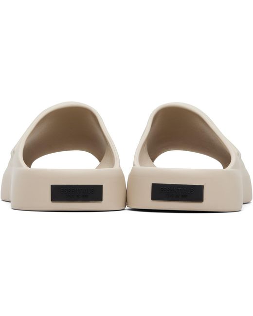 Fear Of God White Essentials Los Feliz Slides for men