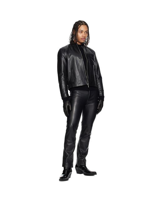 Ernest W. Baker Black Gloves for men