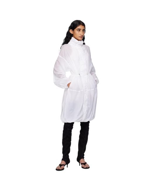 Alaïa Black Soft Nylon Bubble Parka