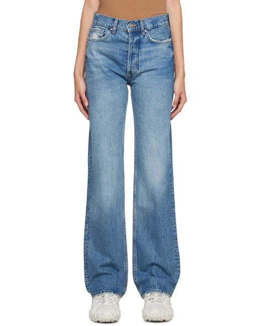 Anine Bing Blue Kat Jeans