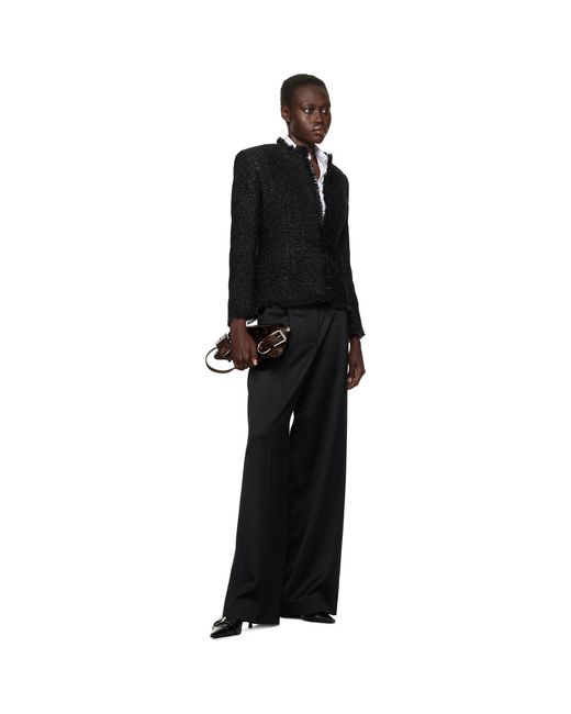 Givenchy Black Wool Trousers