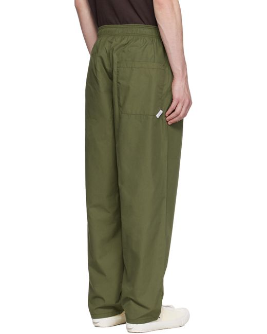 (w)taps Green Khaki Sddt2001 Trousers for men