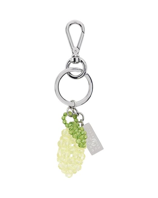 MM6 by Maison Margiela Multicolor Lemon Beaded Numeric Keychain