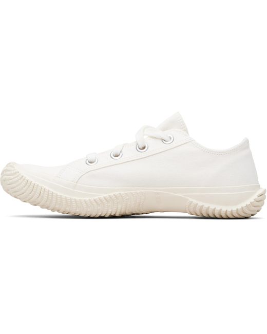 Y's Yohji Yamamoto Black Cotton Canvas Low-Top Sneakers