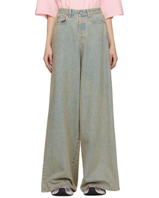 Vetements ブルー Big Shape ジーンズ | Lyst