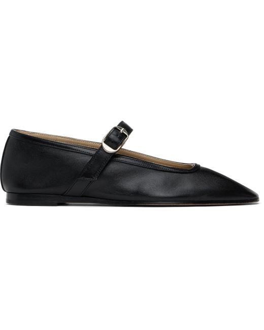 Le Monde Beryl Mary Jane Ballerina Flats in Black | Lyst