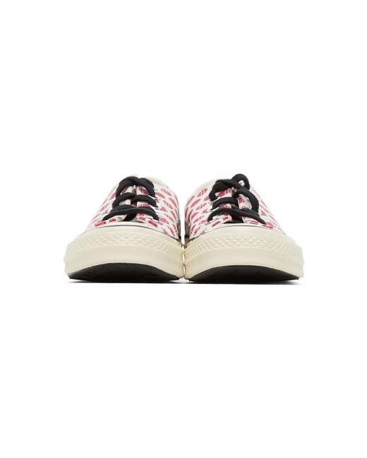 Converse Canvas Off-white And Pink Happy Camper Chuck 70 ...