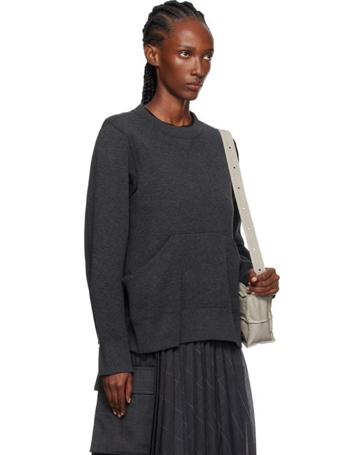 Sacai Blue Sponge Sweatshirt