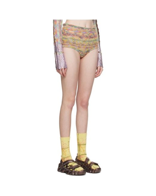 Collina Strada Multicolor Vitelli Edition Tap Shorts