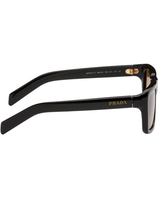 Prada Brown Square Sunglasses for men
