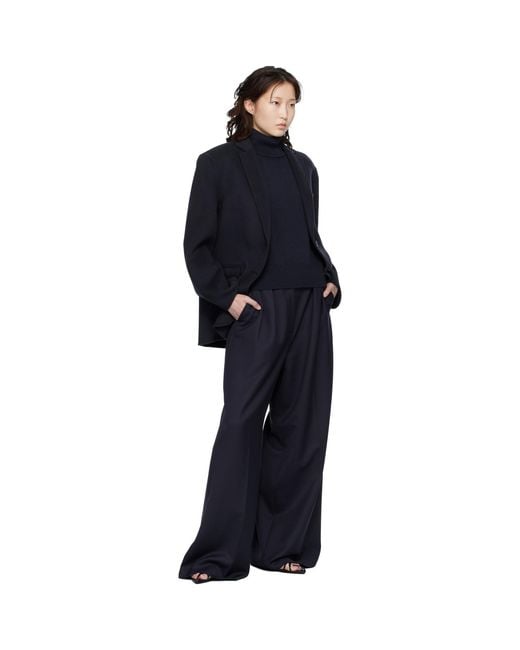 Anine Bing Blue Quinn Blazer