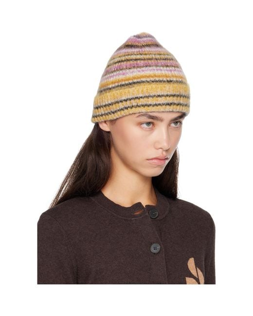 Isabel Marant Brown Morenne Mohair Beanie
