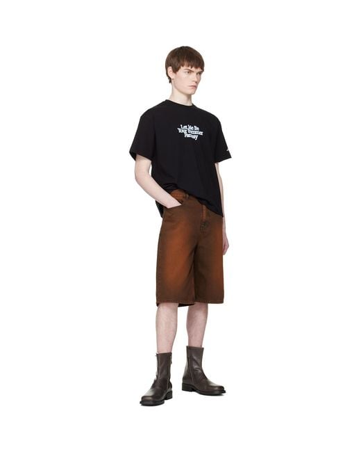 Carne Bollente Black 'Sadao's Dream' T-Shirt for men