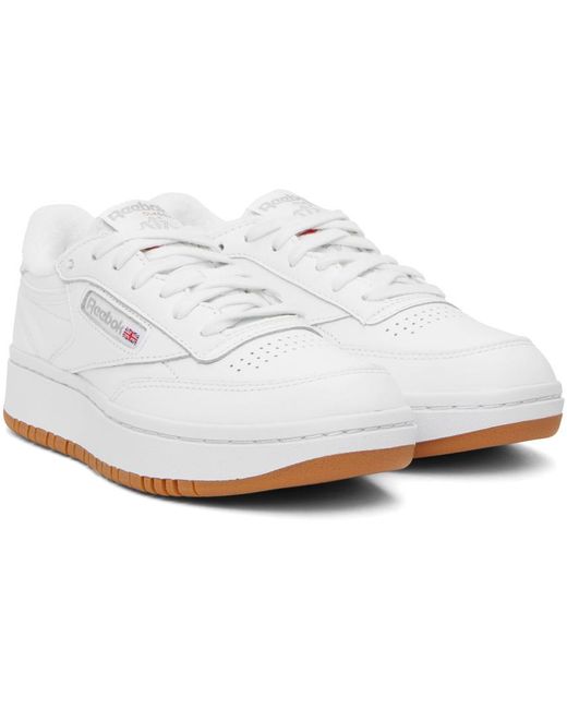 Reebok Black White Club C Double Sneakers