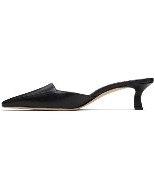 Manolo Blahnik Black Moiramu Heeled Sandals