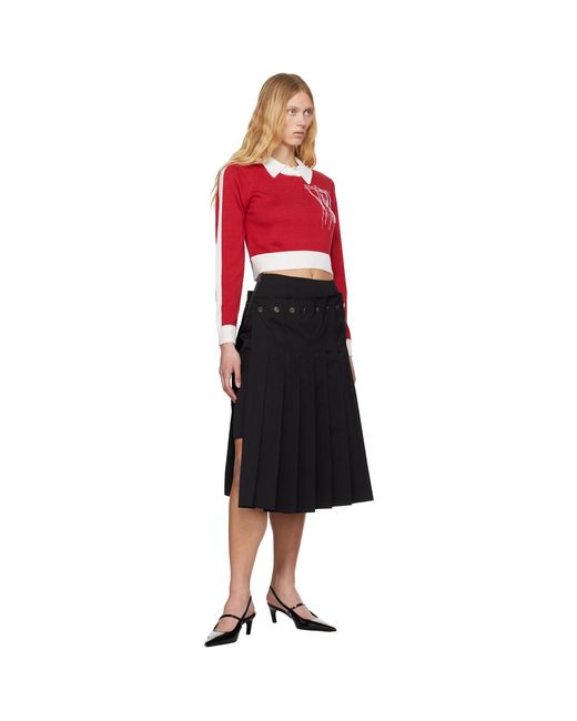 ROKH Red Contrasted Polo