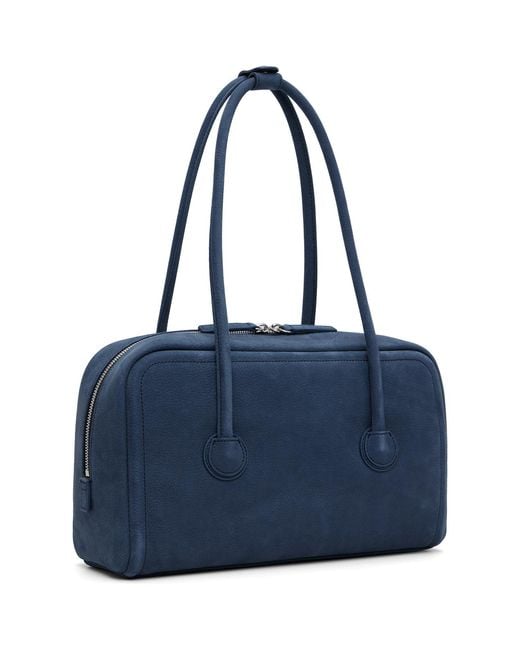 MARGE SHERWOOD Blue Soft Boston Small Bag