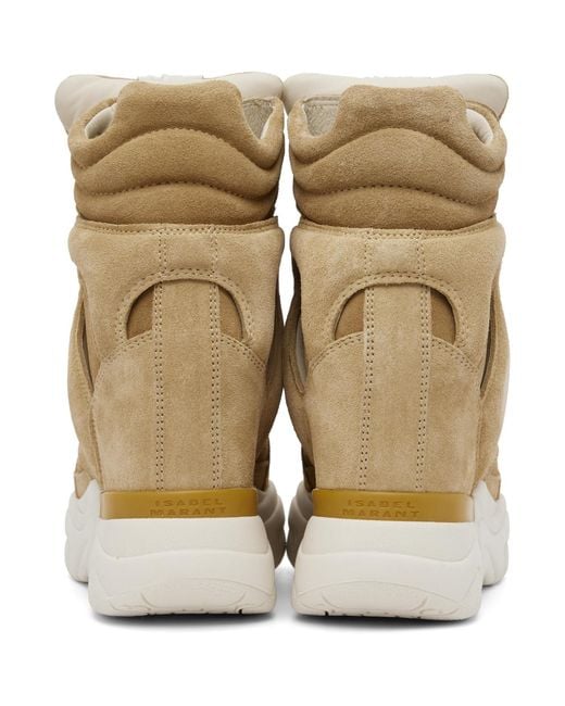 Isabel Marant Brown Tan Balskee Sneakers