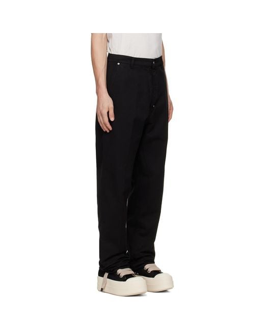Rick Owens Black Tower Joris Trousers for men