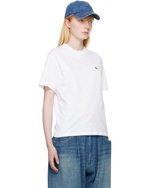 T-shirt blanc - chase Carhartt en coloris White