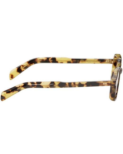 Cutler & Gross Black Tortoiseshell Gr02 Sunglasses for men