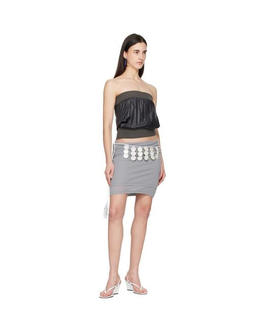 GIMAGUAS Black Gemma Midi Skirt