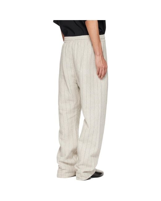 Fear Of God Natural Double Face Wool Baseball Flared Trousers for men
