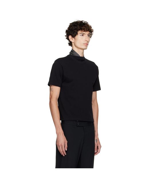 HODAKOVA Black Double T-Shirt for men