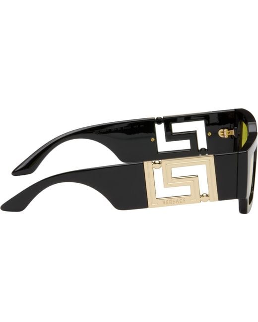 Versace Brown Greca Maxi Sunglasses for men