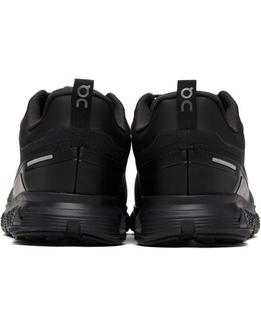 On Shoes Black Cloud 6 Geo Waterproof Sneakers for men