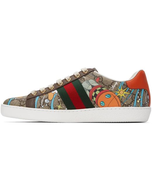 Baskets ace disney x pour femme Gucci en coloris Multicolor