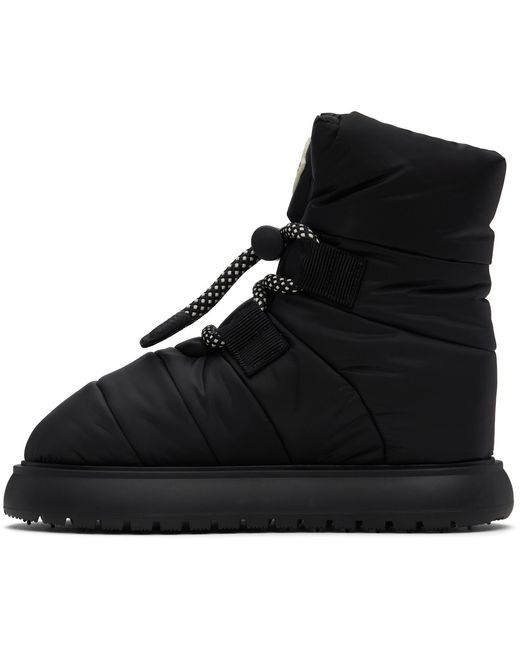 Moncler Black Gaia Pull Snow Boots