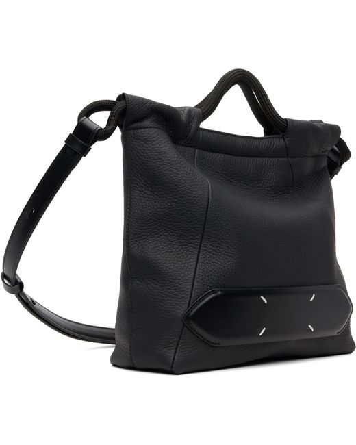 メンズ Maison Margiela ブラック スモール Soft 5Ac Drawstring バッグ Black