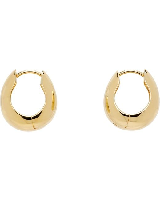 Sophie Buhai Black Hinged Hoop Earrings