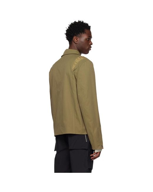 Uncertain Factor Green Khaki Landing 1 Jacket for men