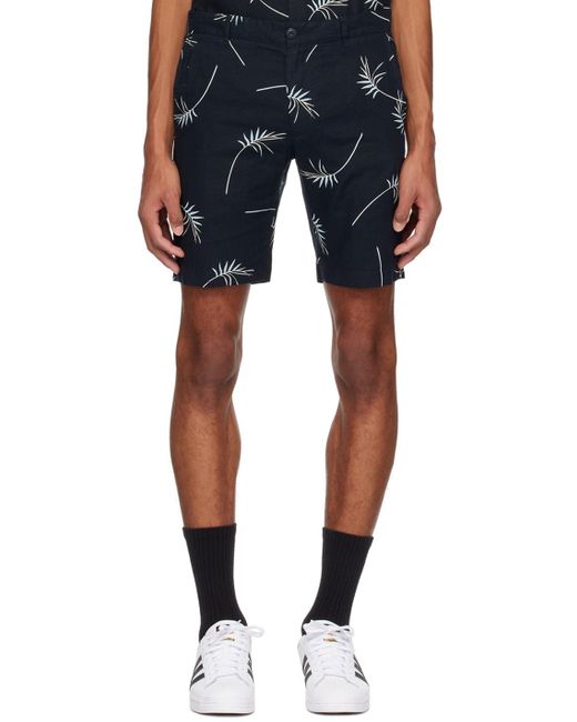 Vince Blue Navy Griffith Shorts for men