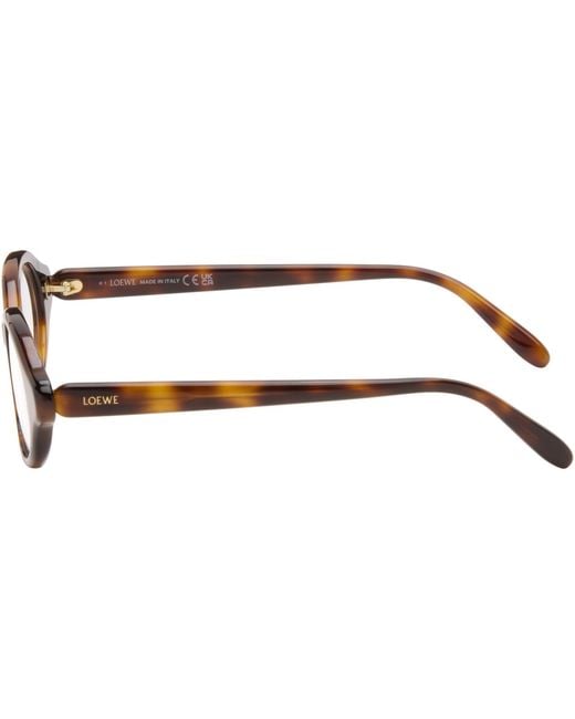 Loewe Brown Slim Glasses for men