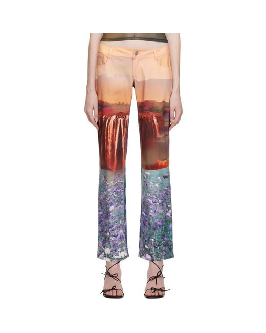 Miaou Multicolor Multi-Color Atlas Pants