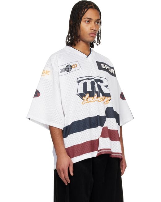 Martine Rose Multicolor Oversized Hockey T-Shirt for men