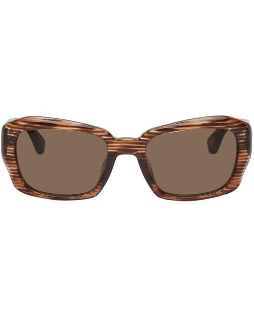 Dries Van Noten Black Tortoiseshell Linda Farrow Edition 73 C6 Sunglasses for men