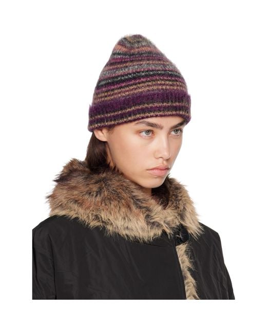 Isabel Marant Brown Morenne Mohair Beanie
