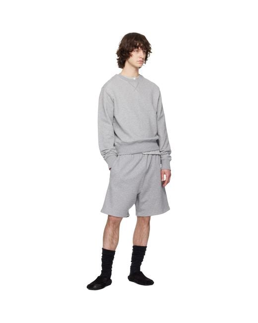 Entire studios Gray Pod Crew Sweatshirt for men