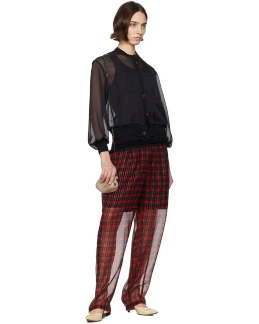 Undercover Black Uc1E1203-2 Cardigan