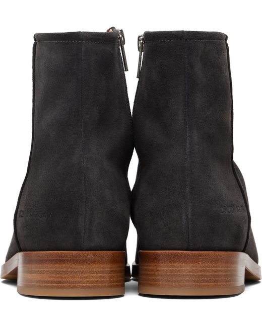 Bottes Noires En Suède À Glissière Common Projects pour homme en coloris Black