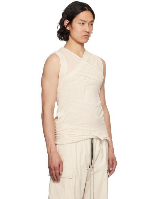 メンズ Rick Owens オフホワイト Hollywood Banana トップス Natural