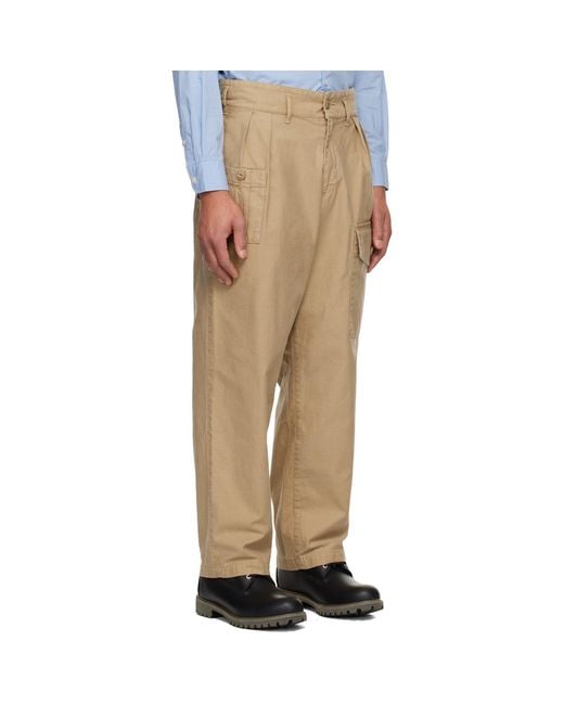 Neighborhood Natural Two Tuck Cargo Pants for men