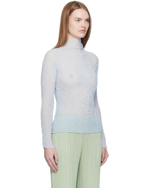 Issey Miyake Multicolor Chiffon Twist 3 Top