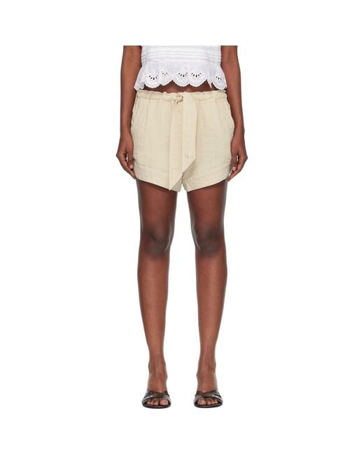 Isabel Marant Natural Off- Birva Shorts