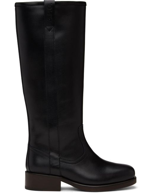 Bottes heloise noires A.P.C. en coloris Black