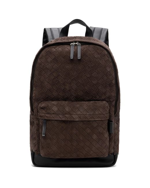 Bottega Veneta Brown Classic Intrecciato Backpack for men